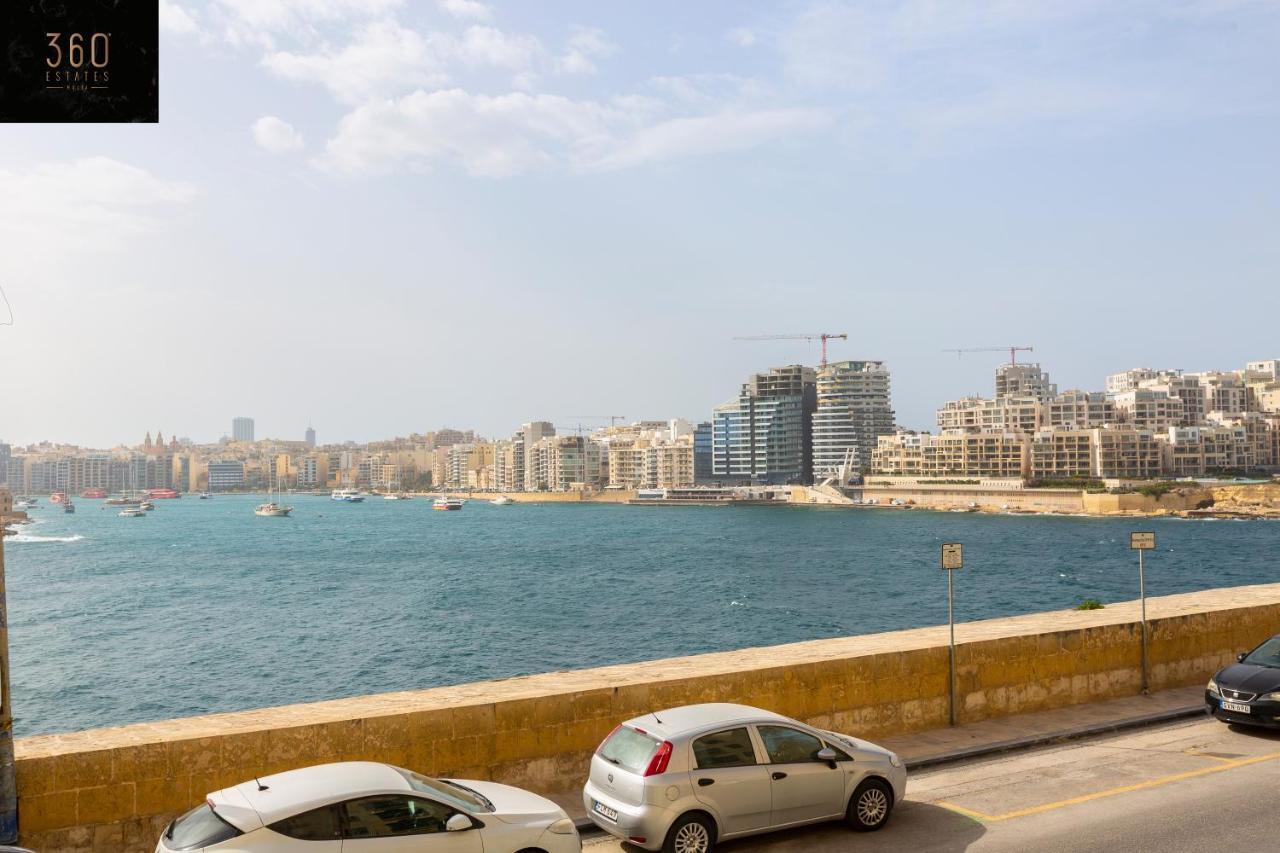 Seafront - Top Location, Top Floor With Wifi & Ac By 360 Estates La Valeta Exterior foto
